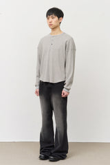 Berg Cropped Waffle Top