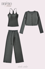 Roena pad sleeveless flare training set-up (pants long)