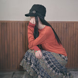 hippie button cap black