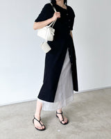 Mati unbalance long cardigan
