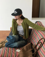 Candy Frill Knit Cardigan