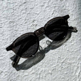 ヴィンテージ ナロー オーバル サングラス