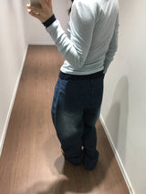 コーデュロイワイドレッグパンツ (2color)