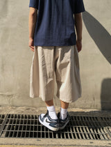 Mio Basic Pintuck Bermuda Pants 2C