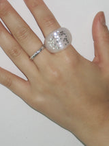 [Formica] Puffy Ring (White)