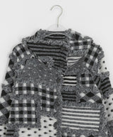 Pitanne Dot Patch Knit Cardigan Jacket