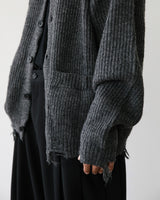 LIF OVER DAMAGE CARDIGAN