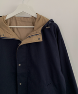 About Colorful Hood Bomber Jacket