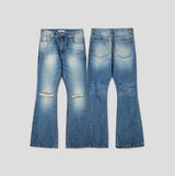 Cora Damage Bootcut Denim Pants