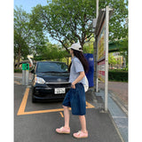 マオ バミューダ デニムパンツ
