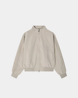 [Unisex] Glossy pleats blouson jacket(2color)