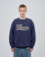  SCRIPT LOGO SWEAT SHIRTS - NAVY