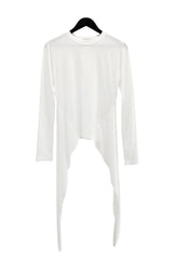 フロエンドレープレイヤードラップTシャツ