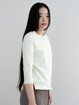 COMFY 3/4 SLEEVE T (MELON)