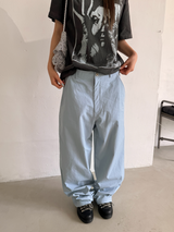 コットン ワイド チノパンツ