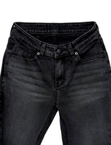dark black washing pintuck bootcut denim pt