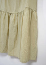 ribbon strap layered dress