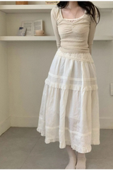 Eyelet Punching T-shirt