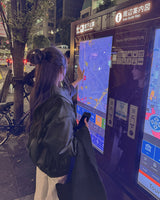 【MADE】ノーカラーレザージャンパー