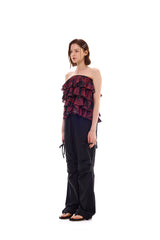 FINE FRILL TOP SKIRT