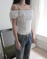 エフォンオフショルダー半袖Tシャツ