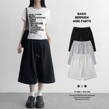 ベーシックバミューダスウェットパンツ (3 colors)