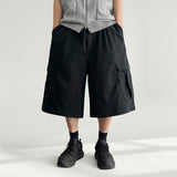Mag Banding 3D incision pocket cargo Bermuda pants (3 colors)