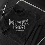 DP802514351176 フレームレタリング半袖Tシャツ