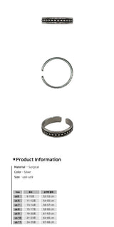 Surge Dot Line Open Ring