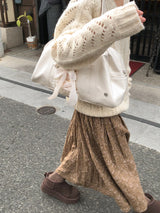 デイリーリボンジムバッグ　クリーム