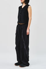 Area Round Zipper Pants (2color)