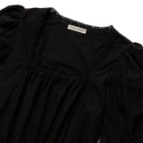 ブランクパフブラウス_black
