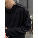 [Unisex] ダブルショルダーボタンニット(4color)
