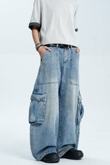 Scythe Pocket Denim Cargo Pants