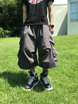 マッドピンタックバミューダカーゴパンツ 3C