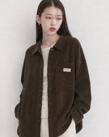 (UNISEX) コーデュロイ シャツ カーディガン