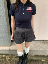 Washington Club USA PK Slim Collar Tee (3c)