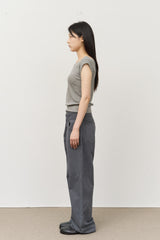 (W)デンティ Uネック トップ