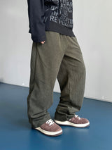 Twill Basic Golden Wide Pants 7C