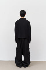 オブジェクトニットジップアップ