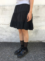 Textured midi skirt (3color)