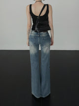 Bailon Flower Jacquard Sleeveless