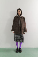 Formal Check Wrap Skirt (2color)