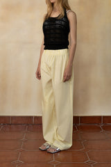 Soft loop pants_lemon