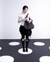 Reversible Dot Tote Bag (Black)