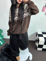 FLEECE-PICKABLE ❤‍🔥M-XL❤BASIC WIDE LONG PANTS UNISEX🖤🩶2COLOR