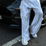 [HFORUS MADE] コルンカットオフスウェットパンツ イン ホワイト