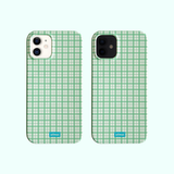 green tea glossy hard phone case