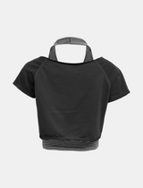 Joy Stripe Layered Tee