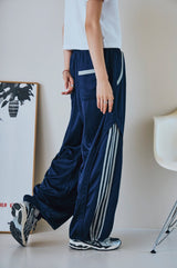 26SS★ Curved Line Track Pants